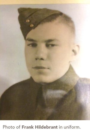 Photo of Frank Hildebrant  in uniform