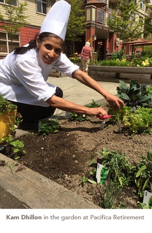 Pacifica and Peninsula Retirement Senior Executive Chef, Kam Dhillon