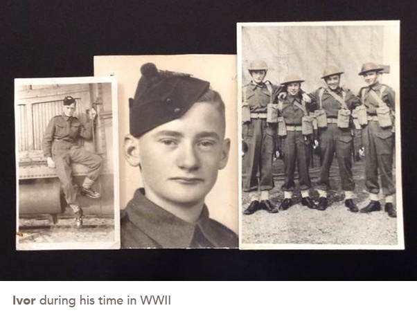 picture of Ivor during his hime in WWII