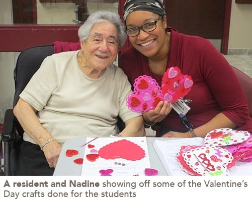 picture of a resident and Nadine