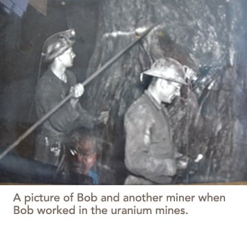 picture of Bob and another miner