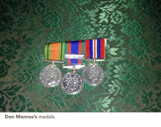 Don Monroes medals